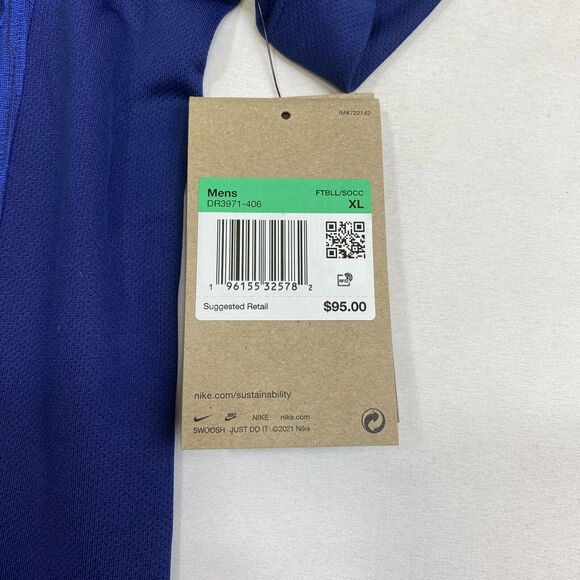 Nike Soccer Jersey Men's XL Blue United States Mens Team USA 4-Star Away Kit NWT - Picture 3 of 9